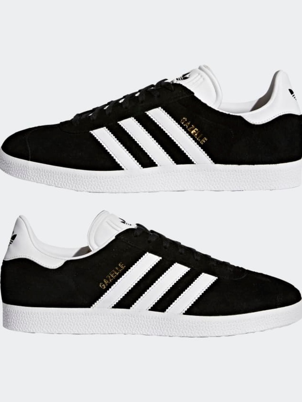🆕 Adidas Gazelle Black White Sneakers Men’s Size 13 NWT Classic 3 Stripe NIB